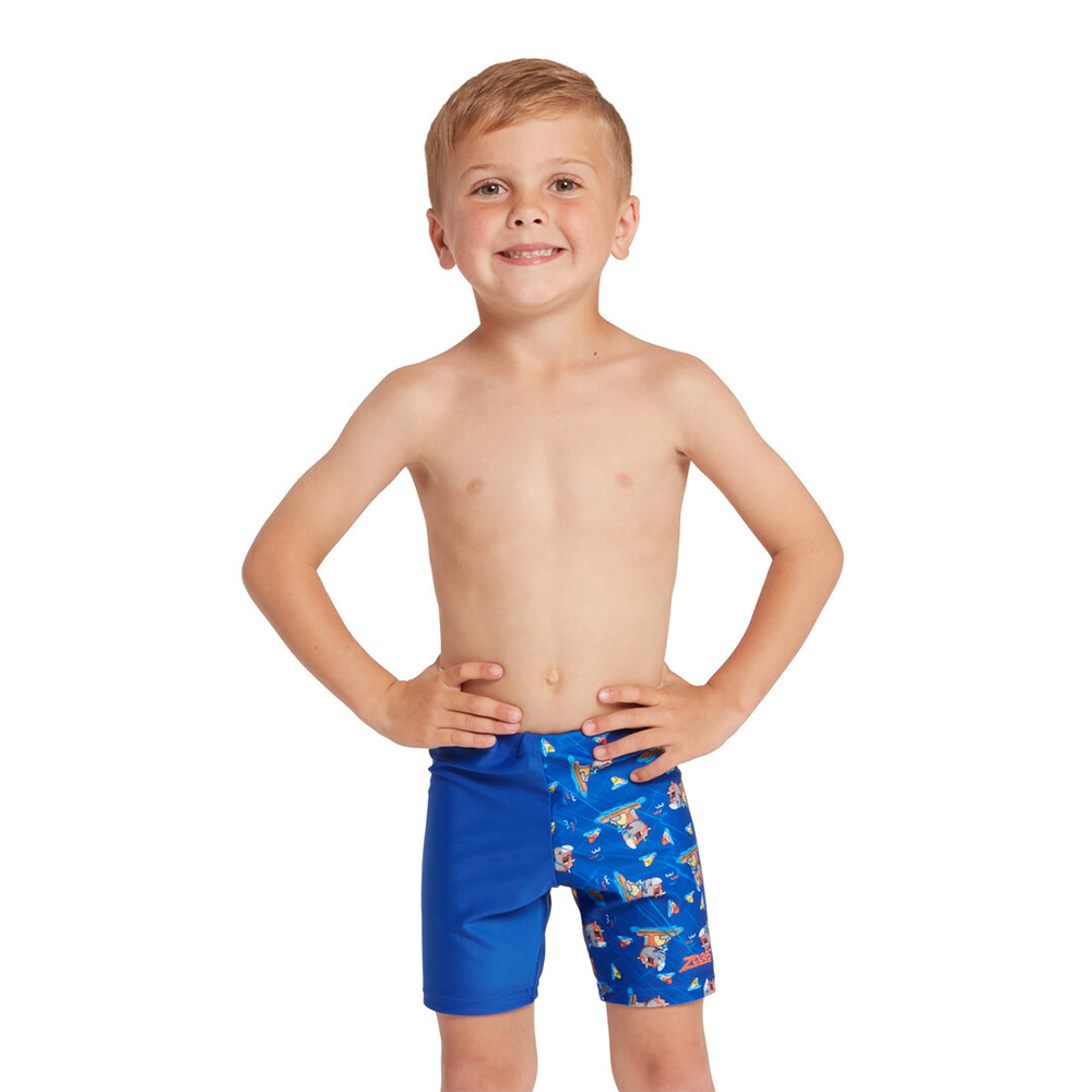 ZOGGS 幼童《悠閒河馬》五分泳褲