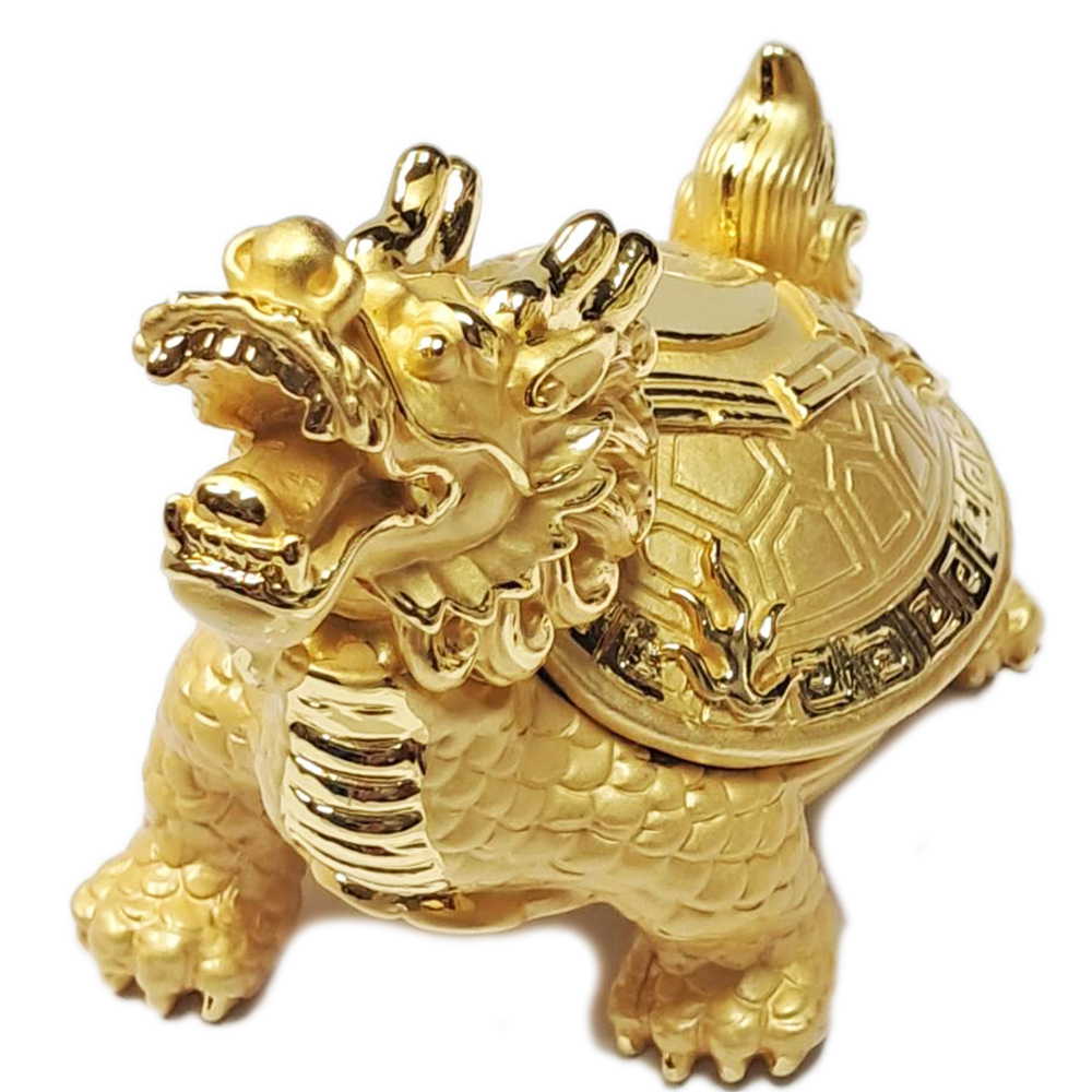 金龍龜+高級壓克力座 招財開運品【十方】150796