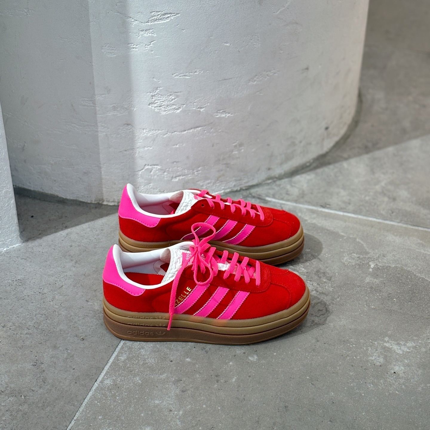 Adidas Originals Gazelle Bold 蜜桃蘋果 日本限定 結構 厚底 增高 IH7496