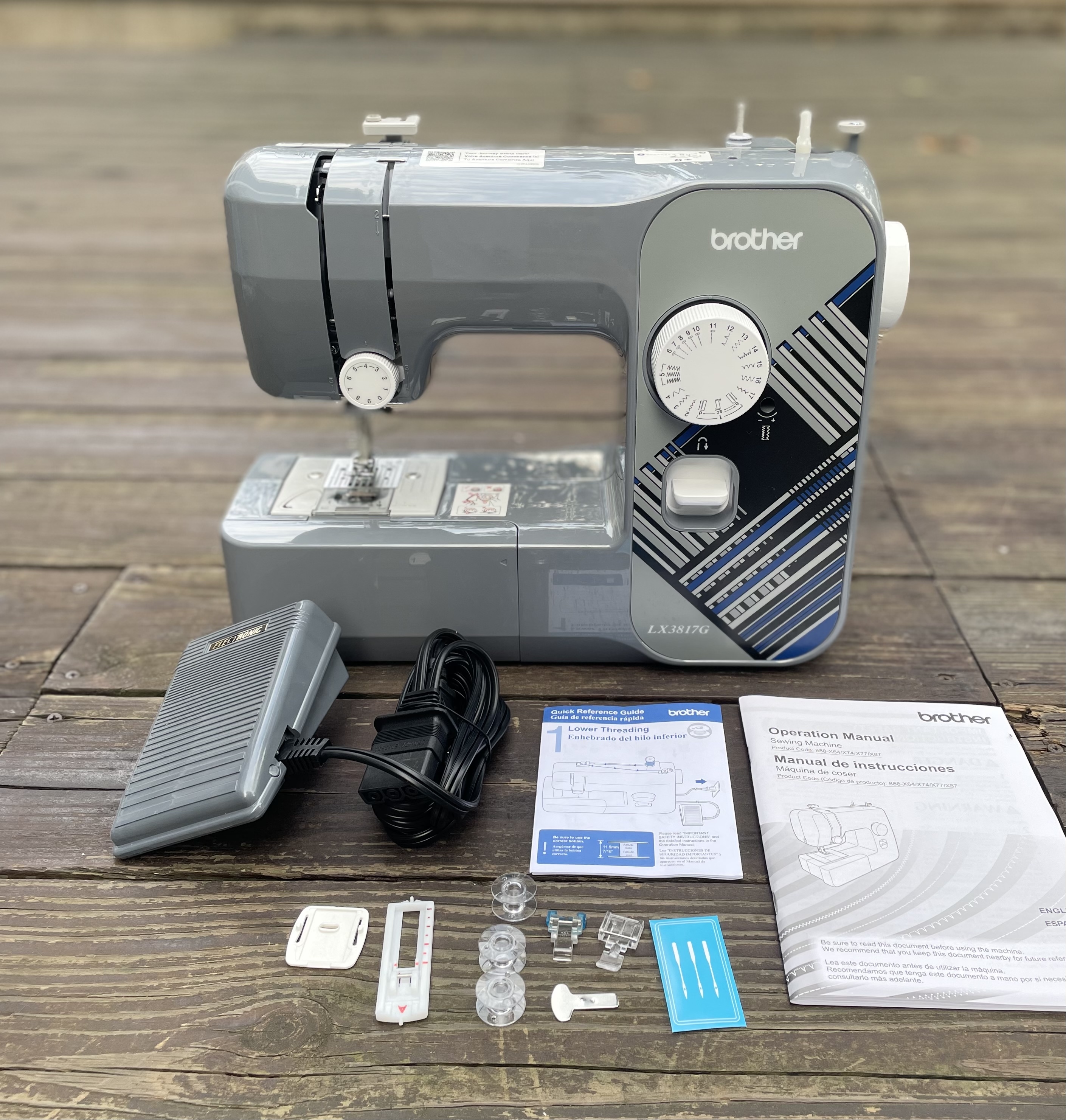 Brother LX3817G 縫紉機新手駕馭 沒問題