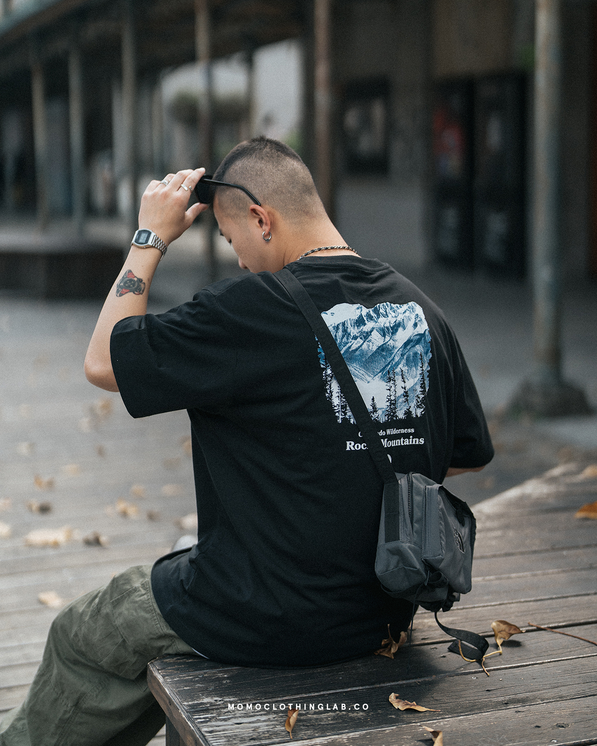 The North Face ROCKY MOUNTAIN TEE 雪山短Tee NF0A88GK 3色