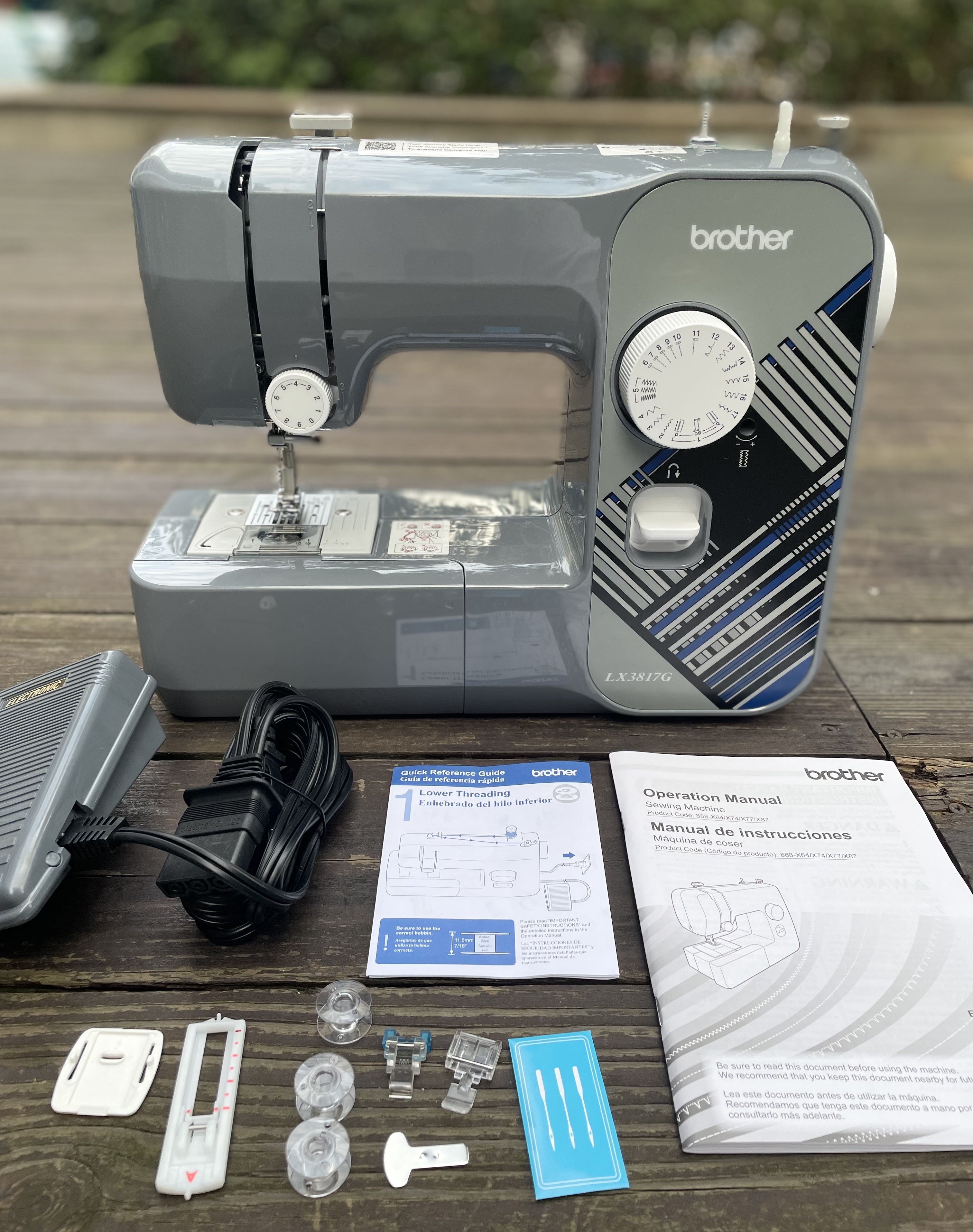 Brother LX3817G 縫紉機 9成新