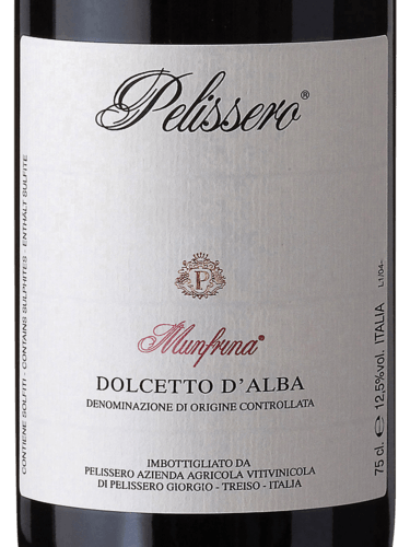 Pelissero Munfrina Dolcetto d'Alba 2019