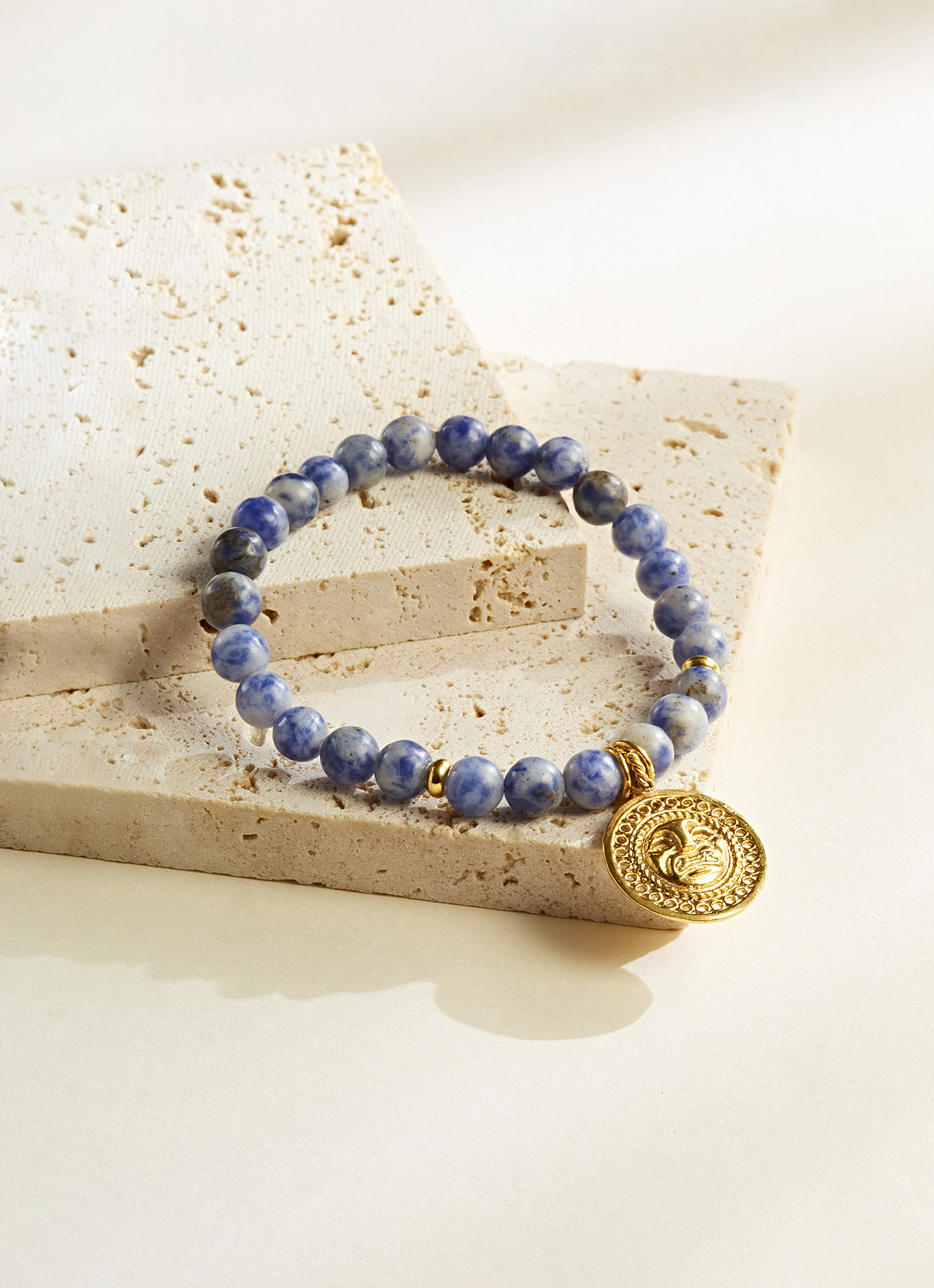 ST.MALO 秘魯Paola Arguello青金石莫切鍍24K金貓獸手鍊-2490PA-青金石(Lapis Lazuli)