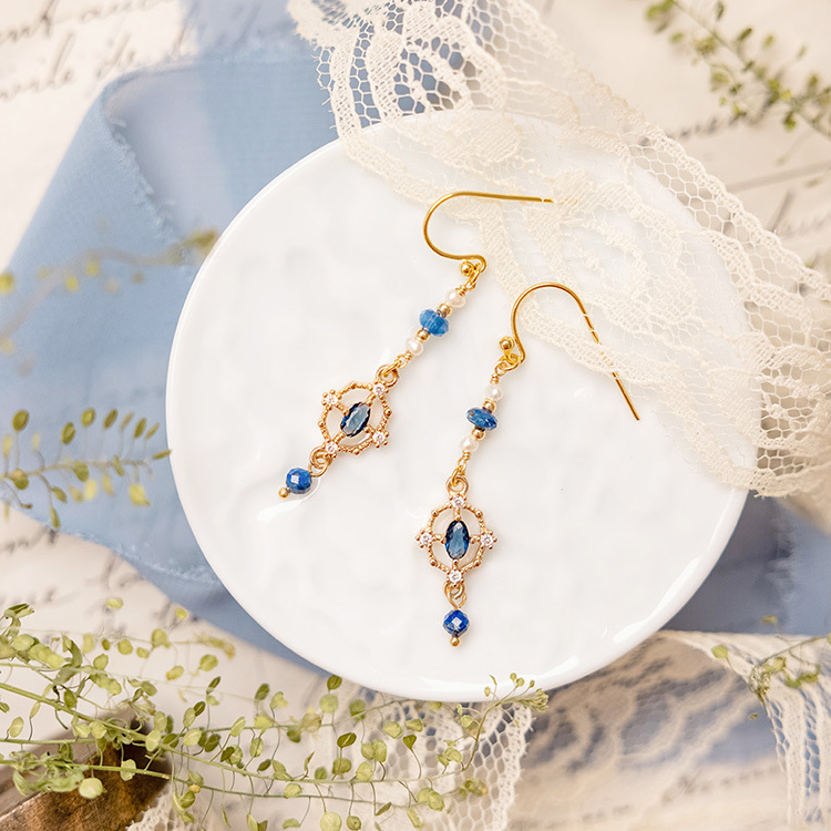 《官網限定》大海的祝福 – 藍晶石 – 耳環