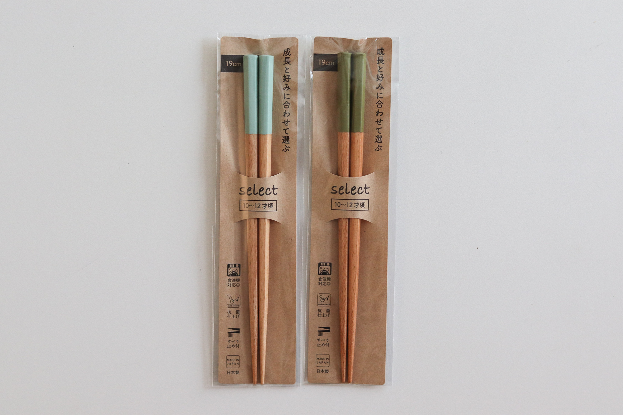 日本 天然木 兒童專用 筷子 19cm (10至12歲)