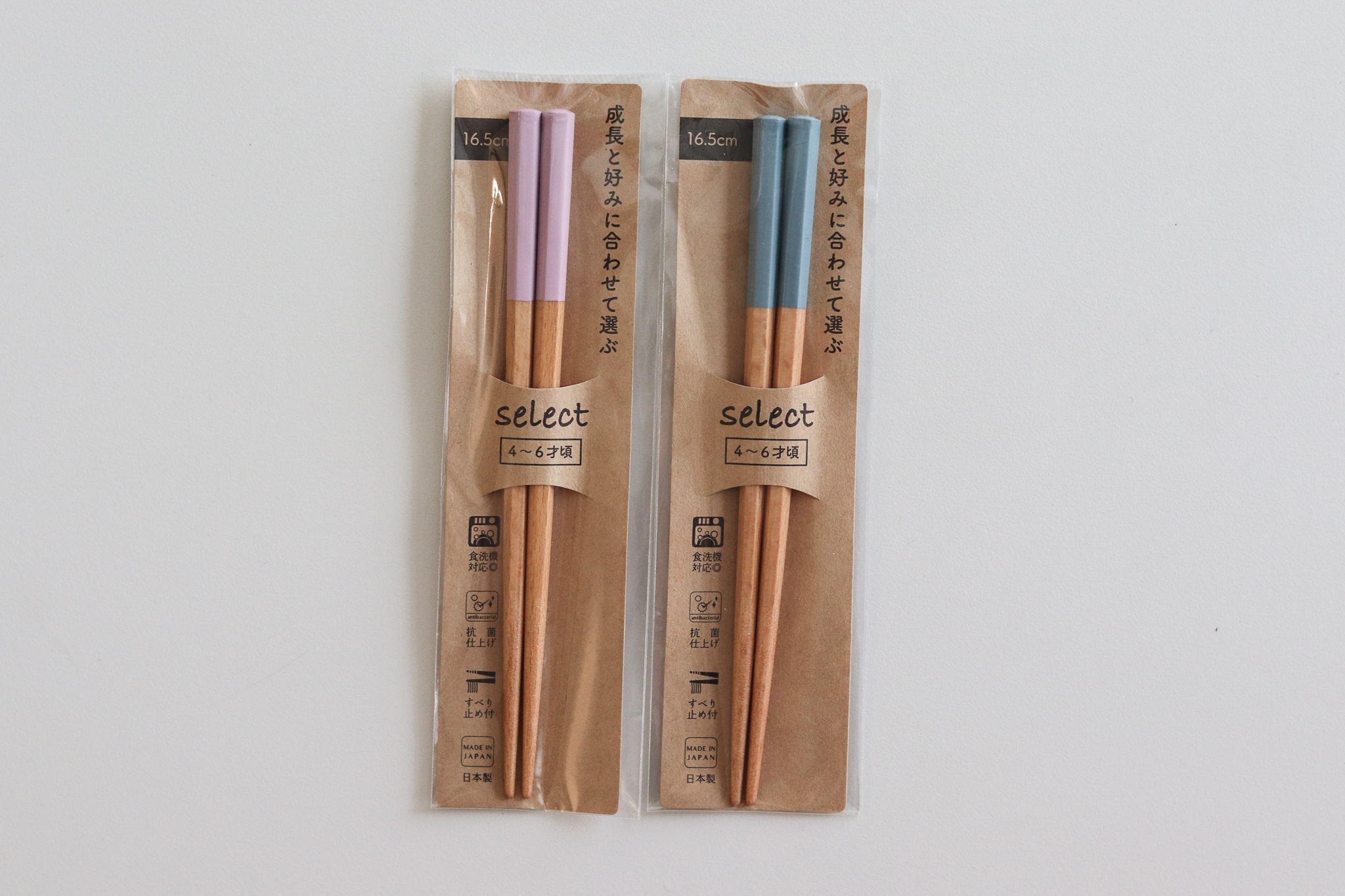 日本 天然木 兒童專用 筷子 16.5cm (4至6歲)