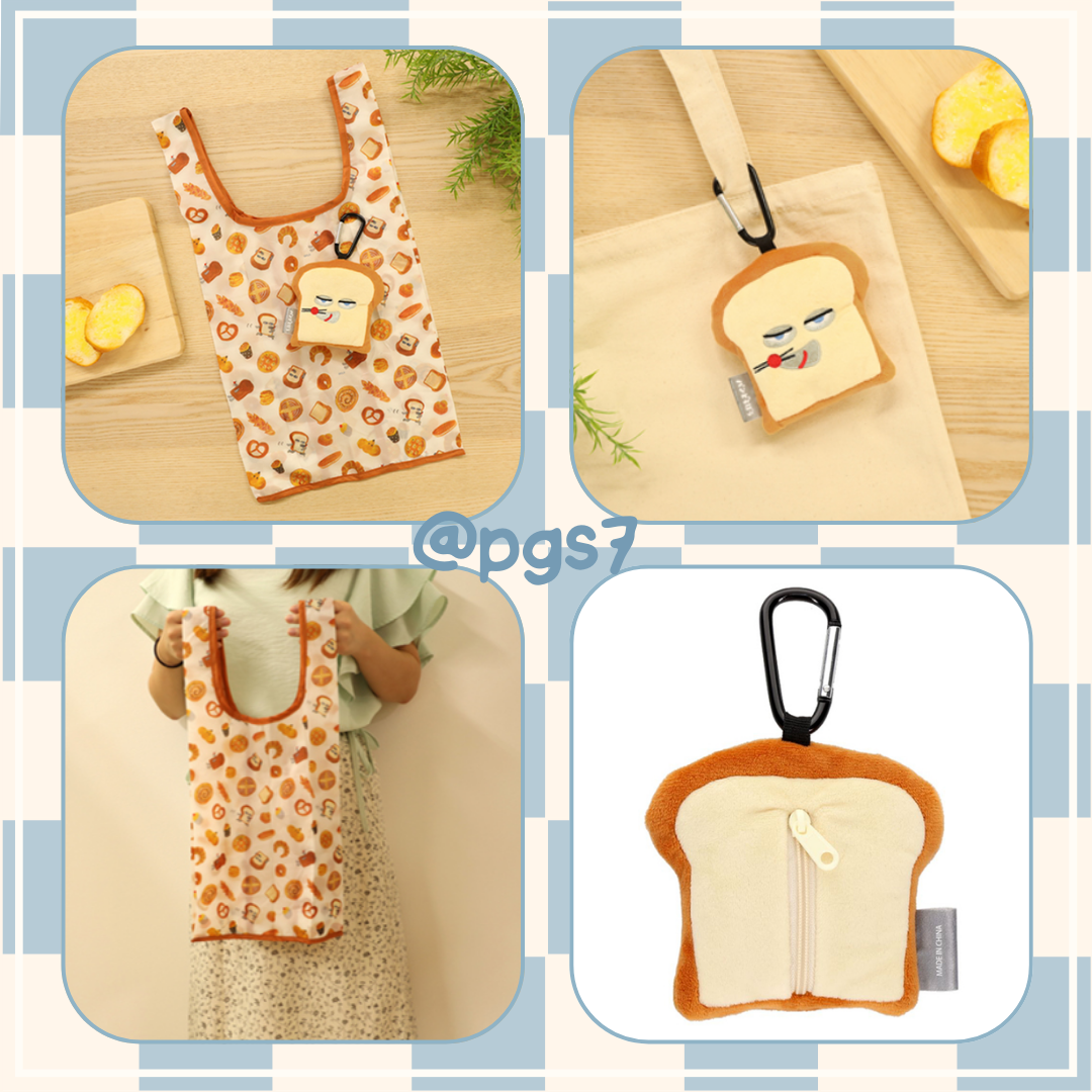 【現貨】日本麵包小偷 造型吊飾購物袋