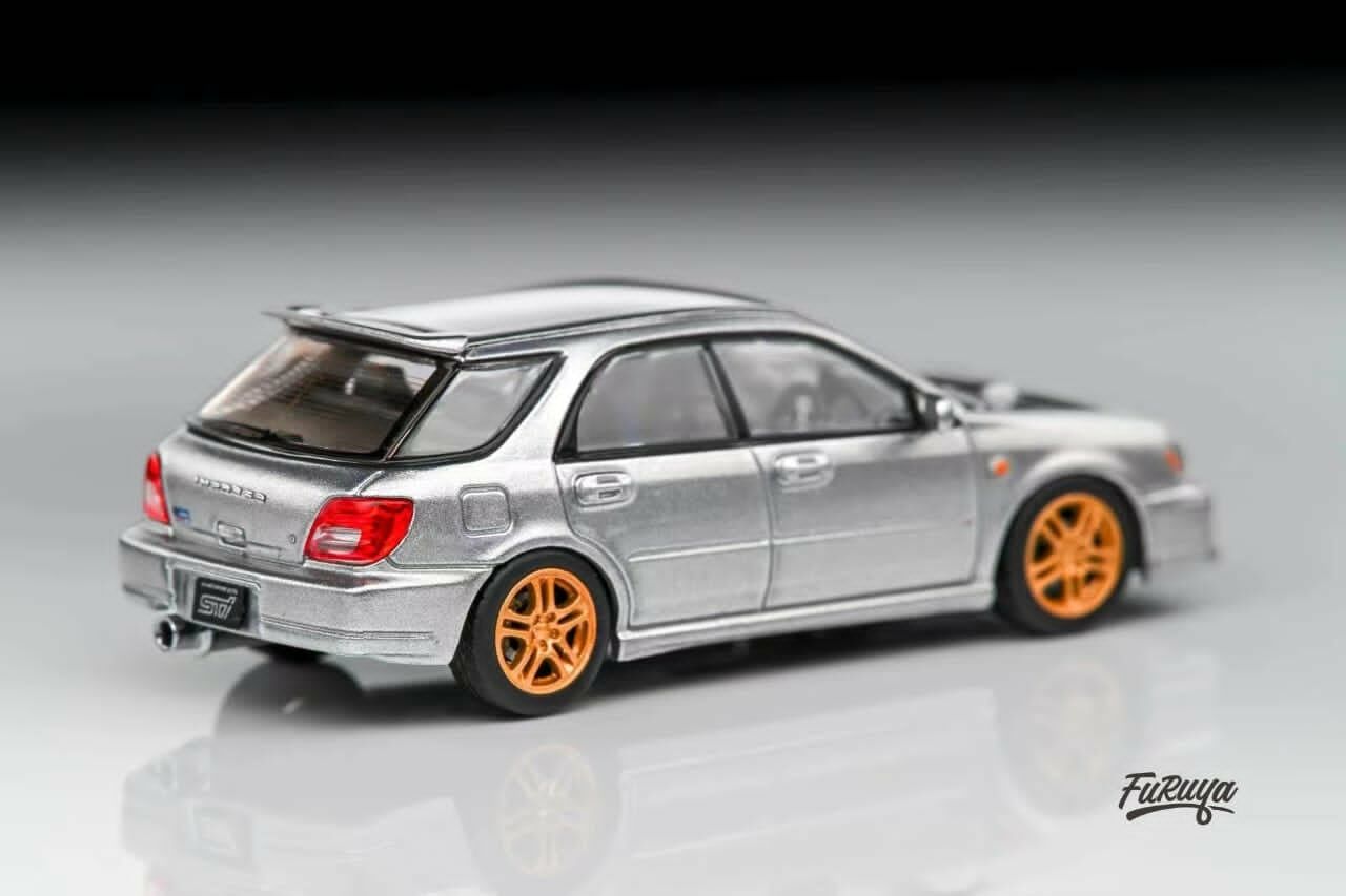 預訂:1/64 Furuya Subaru Impreza WRX STi Wagon Mk2 GG Bugeye Silver Grey (FSWRXWBUSG )