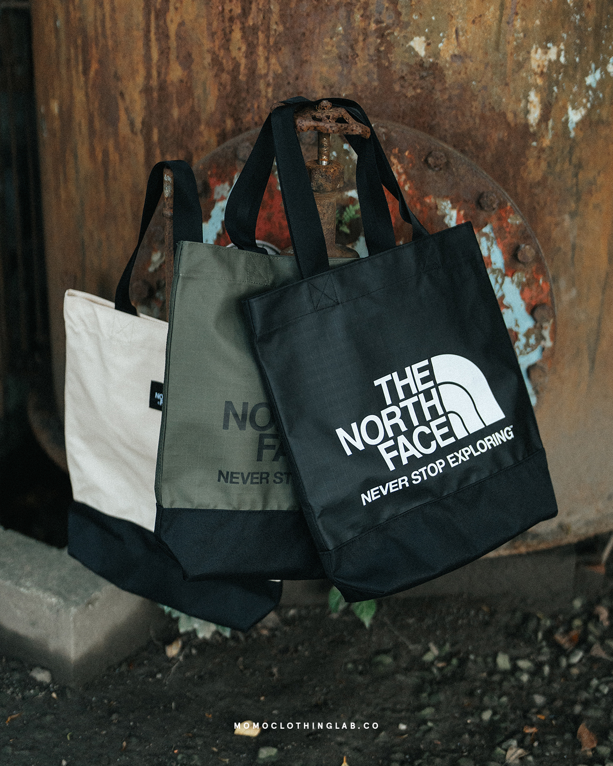 The North Face 雙色防水單肩托特包 NF0A7QU6 3色