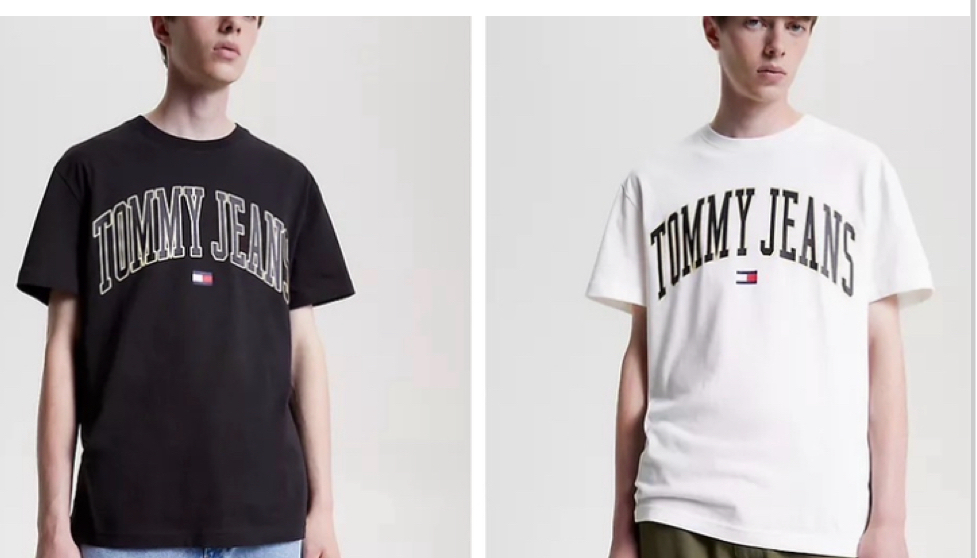 Tommy Jeans 胸前大字母 短袖上衣 短T