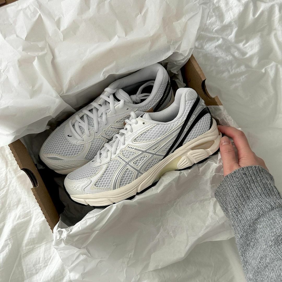 ASICS GEL-2160 奶油白黑 灰 銀 螢光綠 男女鞋 奶油底 / 預購