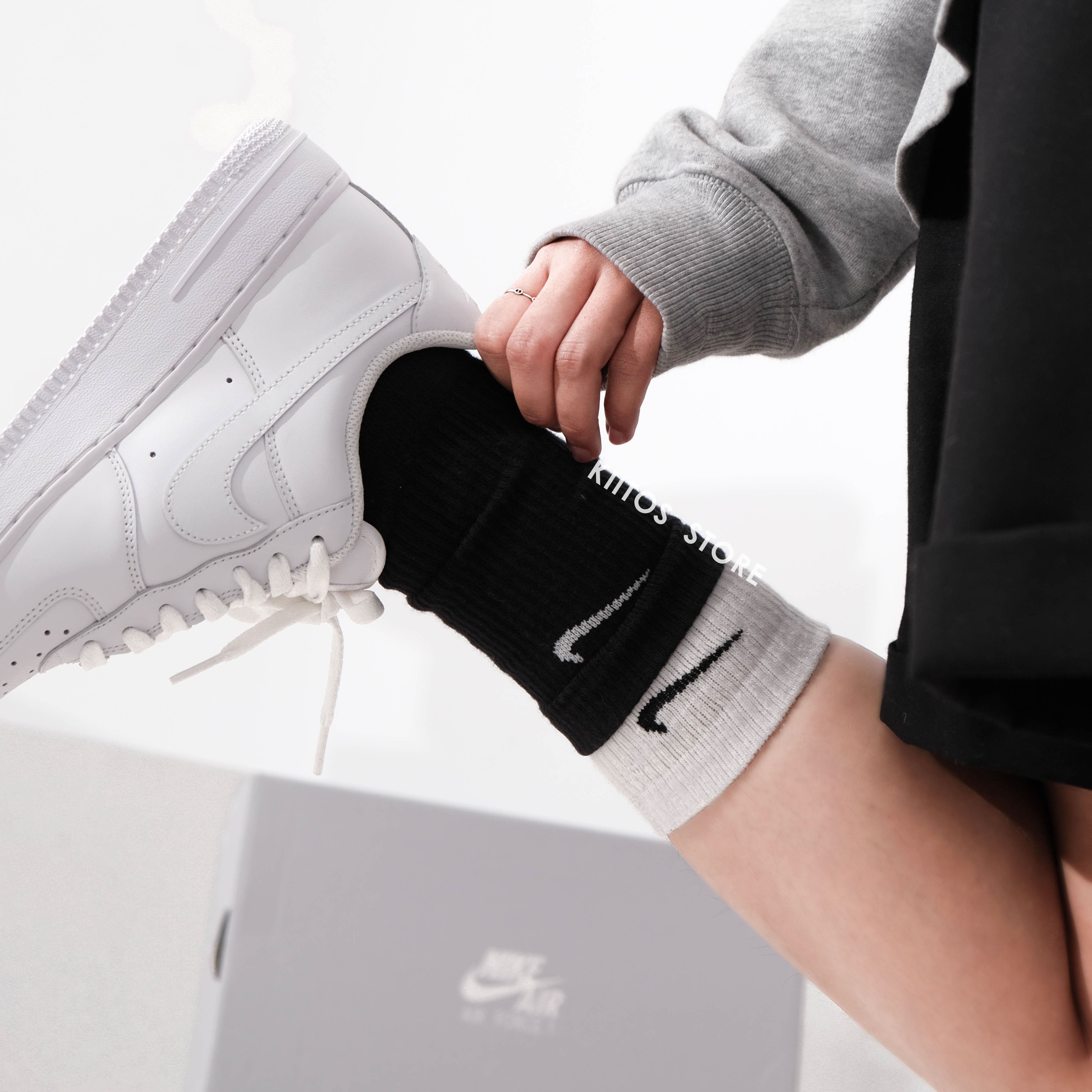 NIKE Everyday Plus Cushioned 單雙 雙層襪