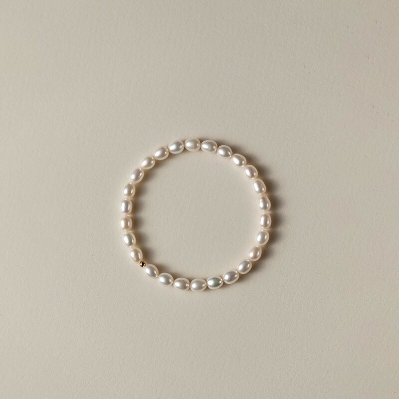 【珍愛】天然珍珠手鍊-手鍊疊搭必備基本款