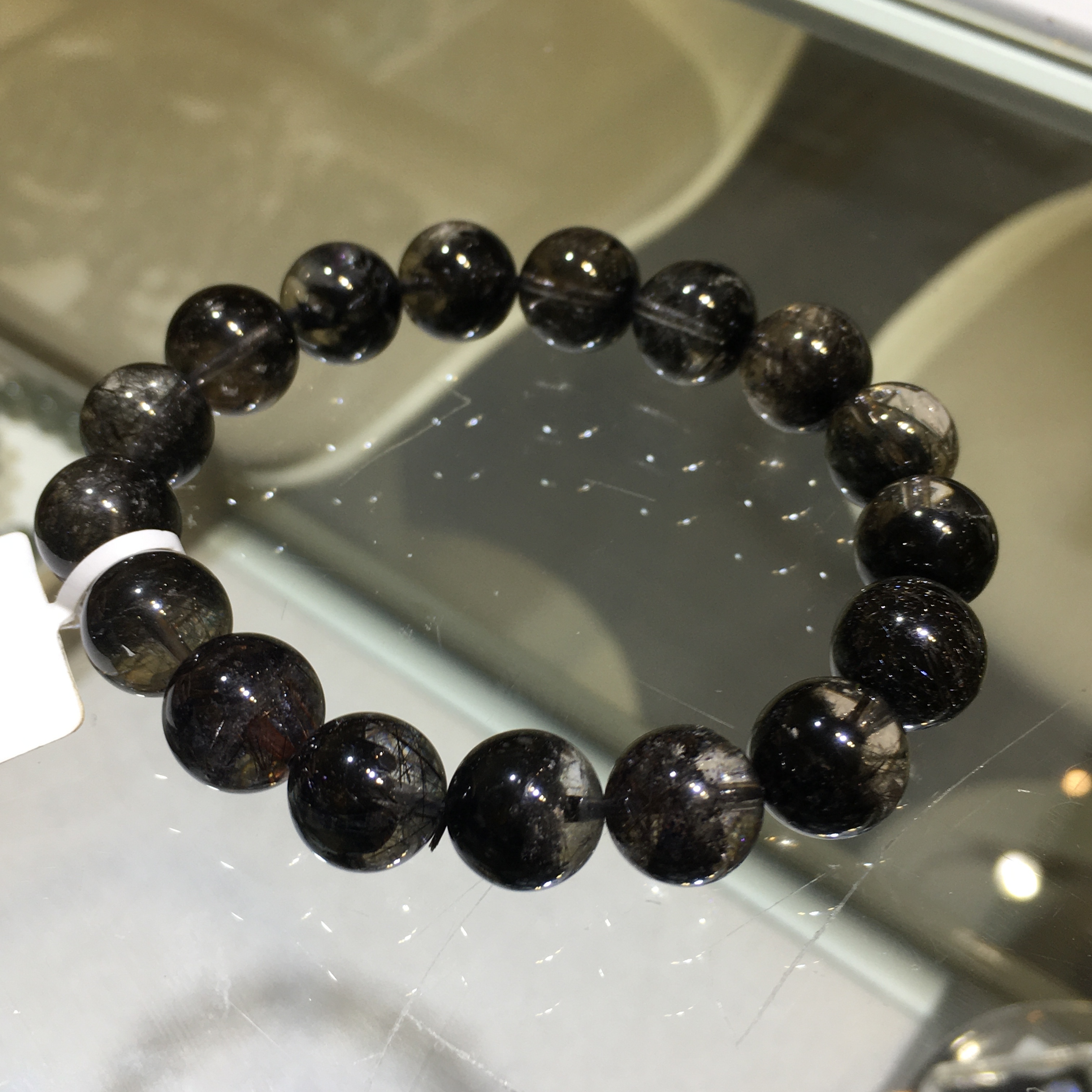 黑髮晶手串 28916 12mm