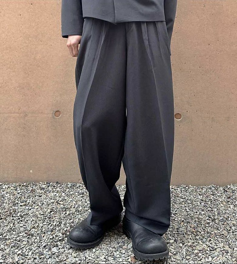 淨色鬆身西褲 Crunky_youth-026P