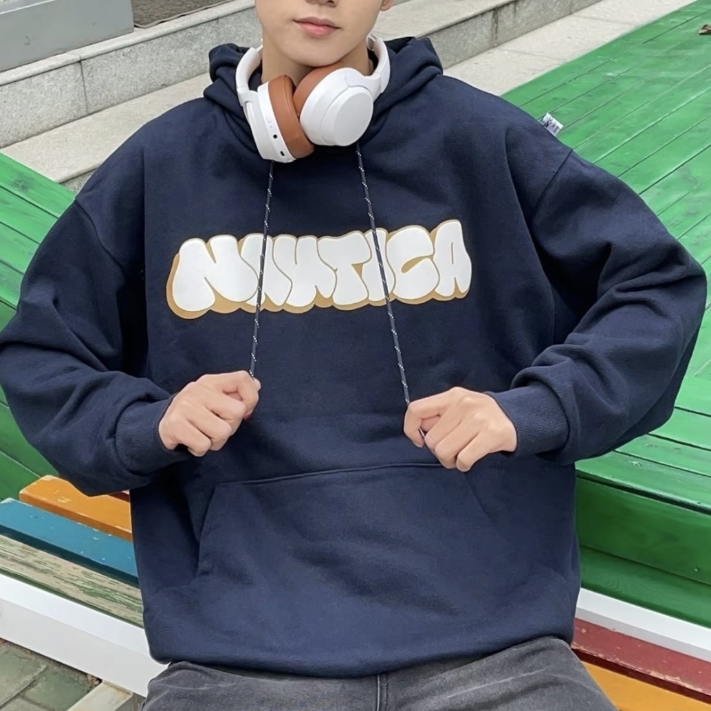 <快速出貨>NAUTICA 雙面穿帽TEE 深藍