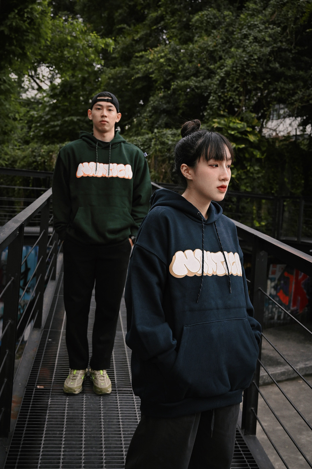 <快速出貨>NAUTICA 雙面穿帽TEE 深藍