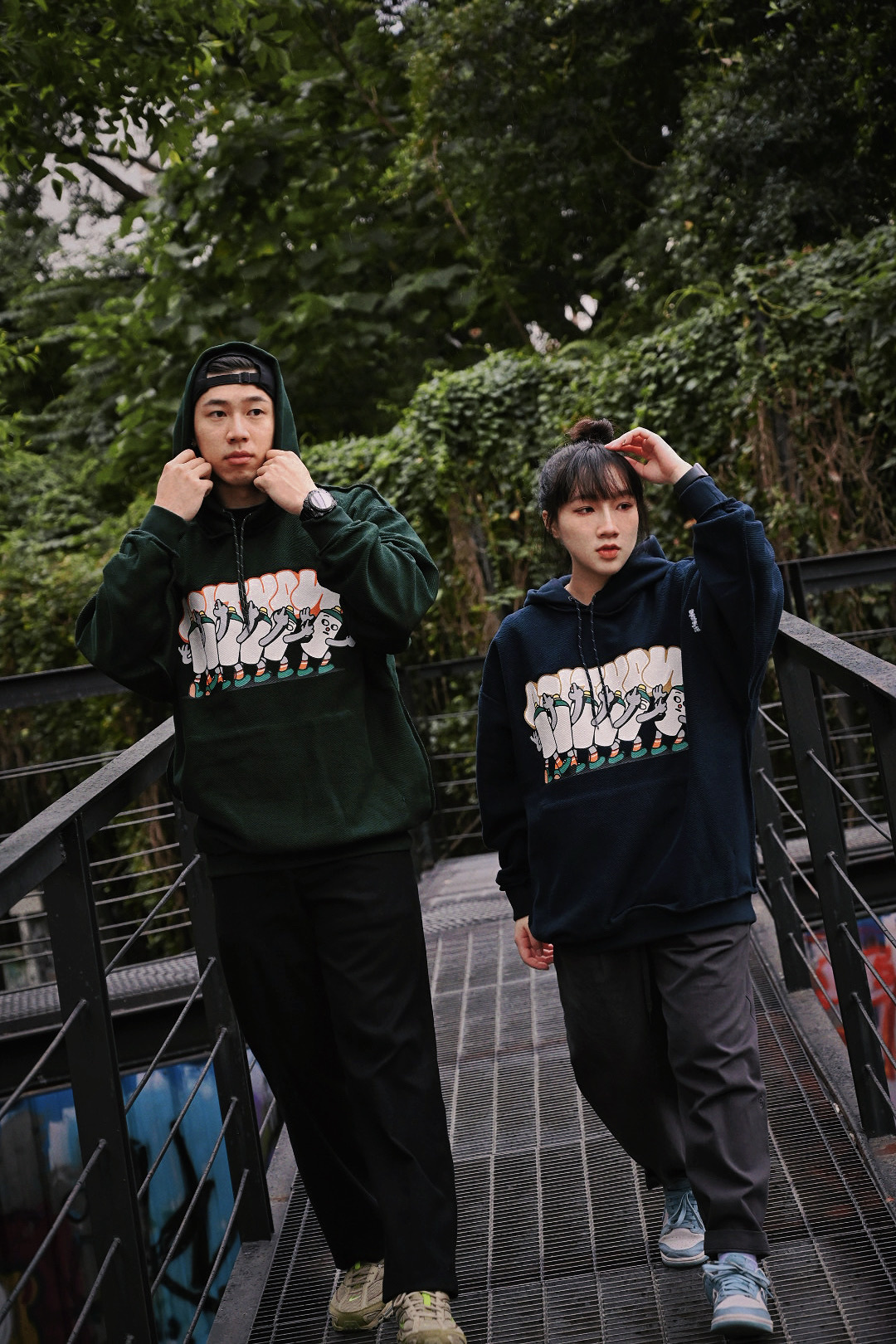 <快速出貨>NAUTICA 雙面穿帽TEE 深綠