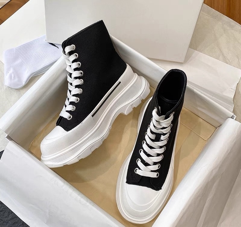 後底內增高 帆布休閒運動鞋/小白鞋(高筒/低筒)(35-44)
