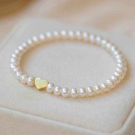 【怦然心動】天然淡水珍珠手鍊
