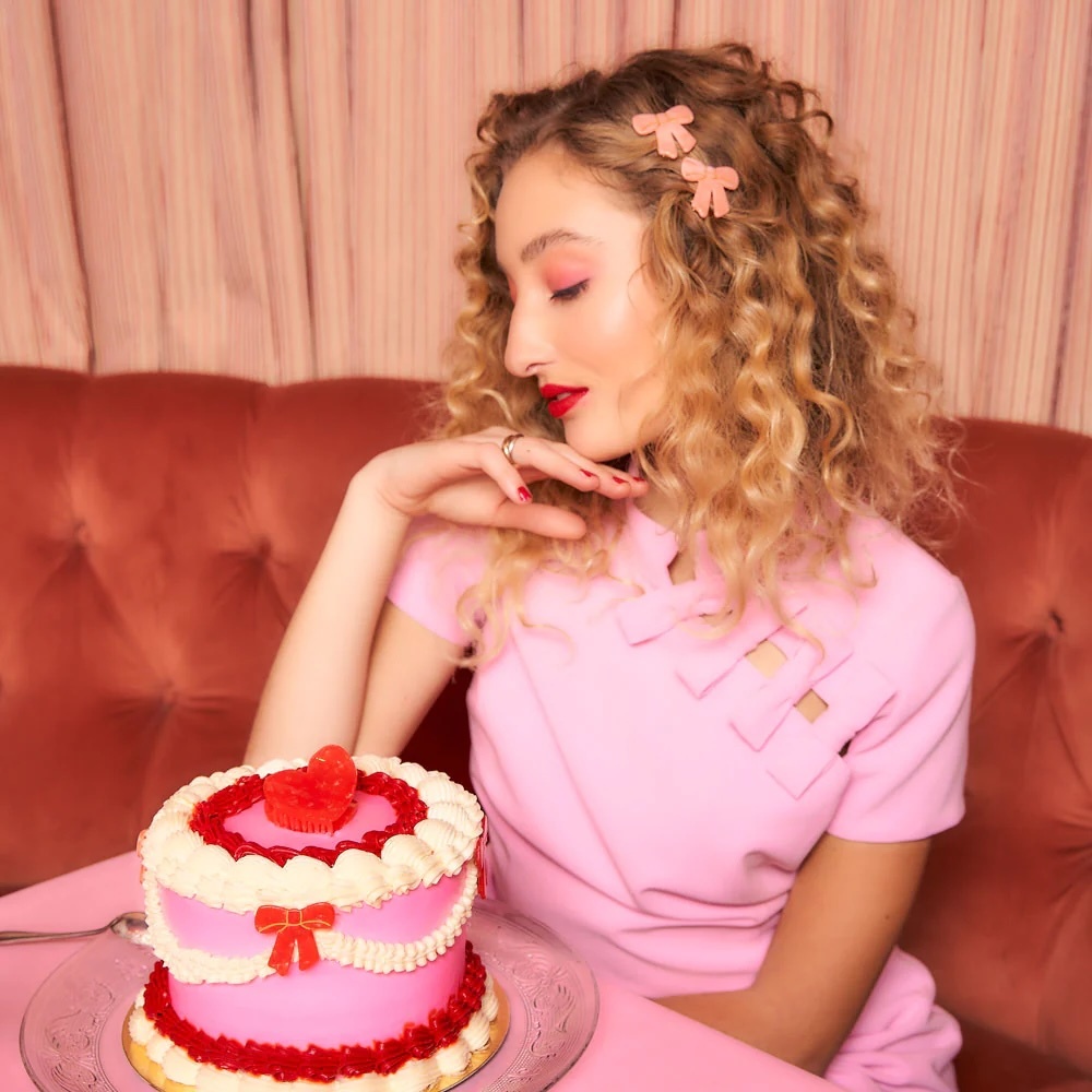 PINK RIBBON HAIR CLIP｜Coucou Suzette