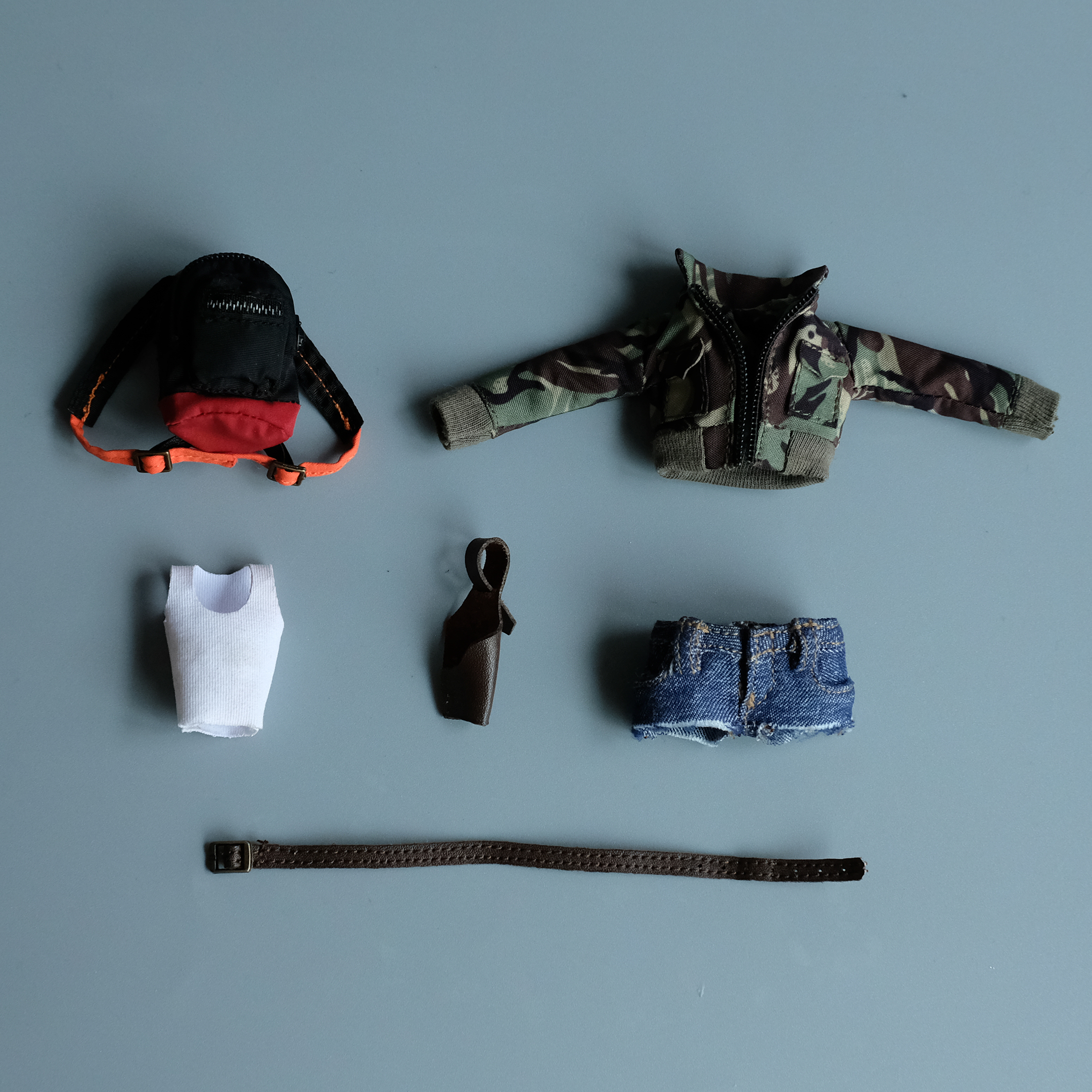 KAI LAB 1/12 Metal Slug Cloth Set Camouflage Ver. (For Tunshi Female Figure Body)