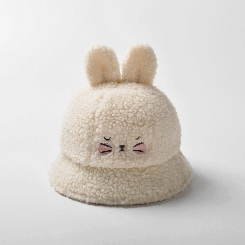 【現貨】HA 643小兔小熊毛絨盆帽