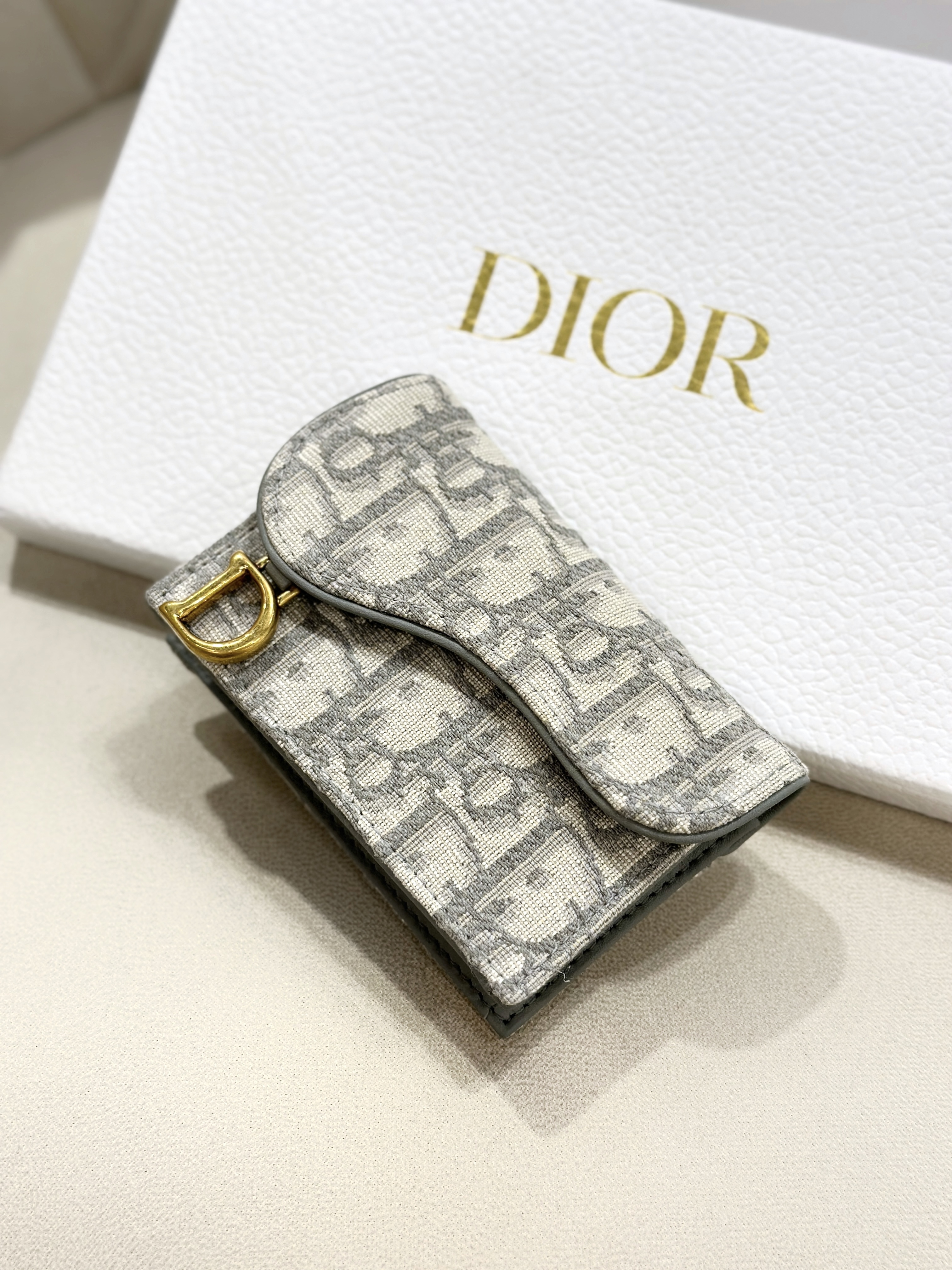 DIOR Saddle Bloom Cardholder