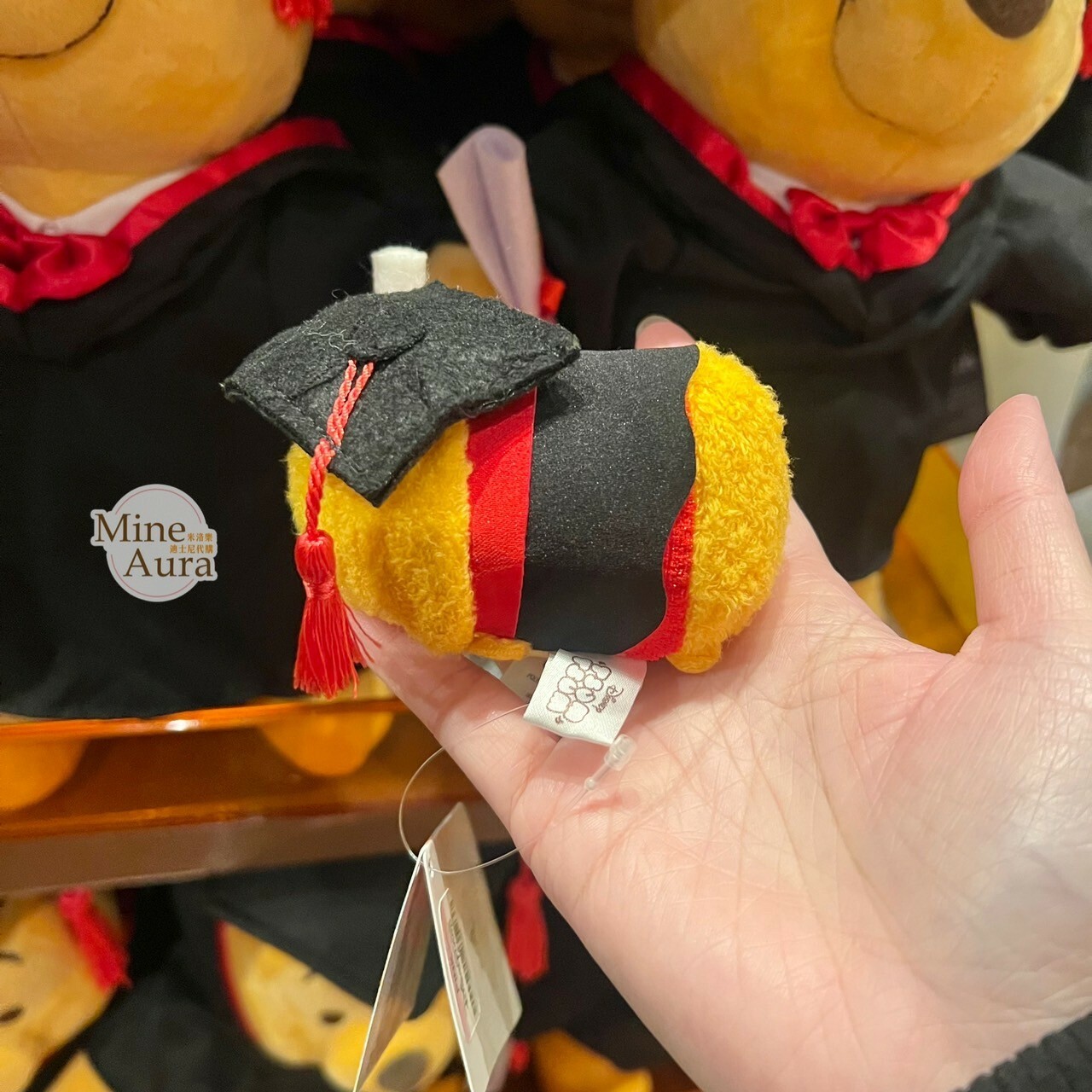 TSUM TSUM 畢業學士服造型 小熊維尼 Winnie the Pooh 迷你公仔 娃娃 -香港迪士尼樂園