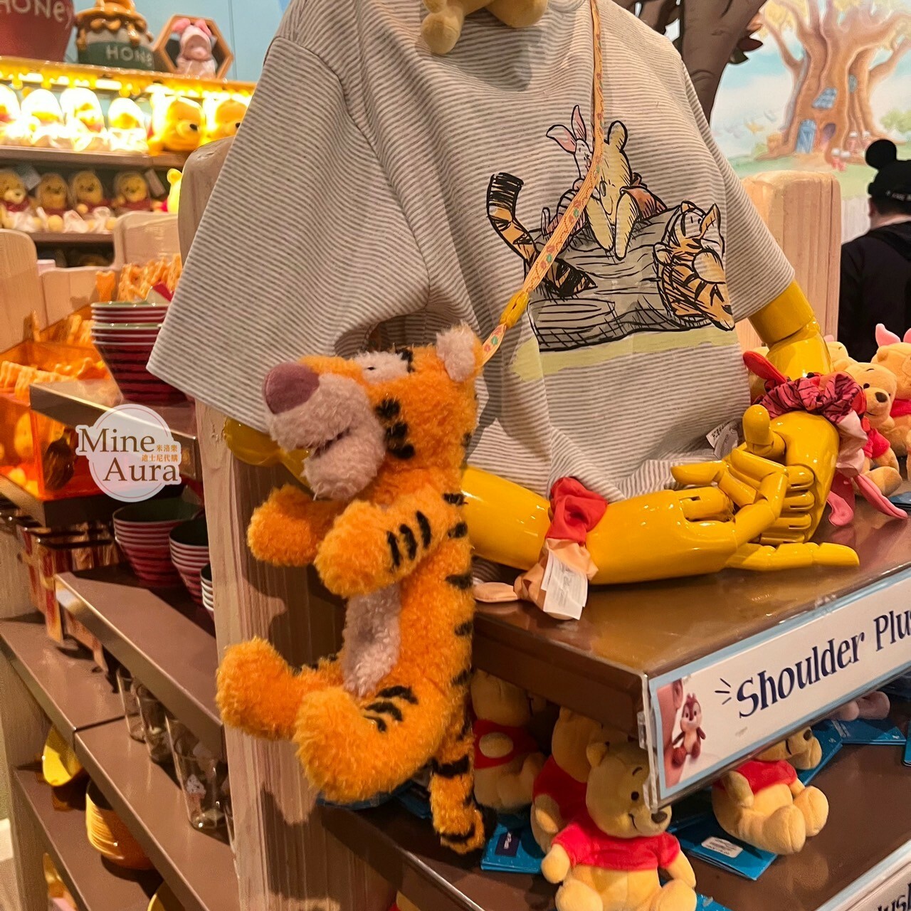 跳跳虎 Tigger 絨毛 娃娃 造型 斜背 小包 小熊維尼 Winnie the Pooh -香港迪士尼樂園