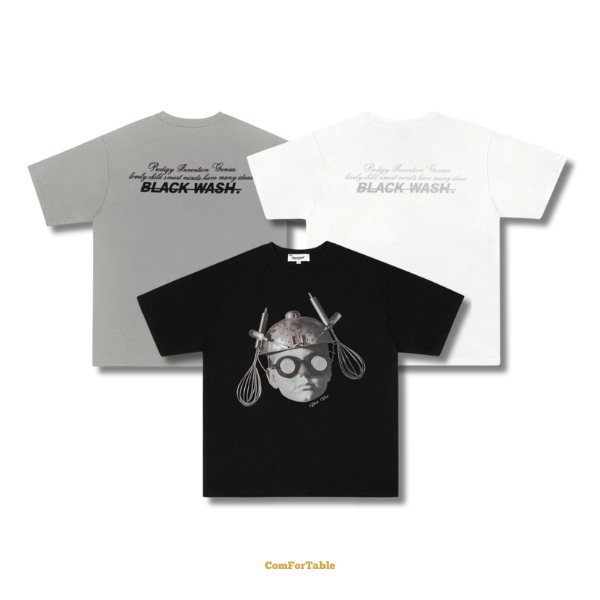 怪奇風格休閒短TEE