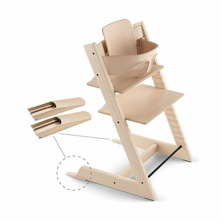 【挪威Stokke】 Tripp Trapp成長椅嬰兒套件組(護圍+椅腳延長止滑座)