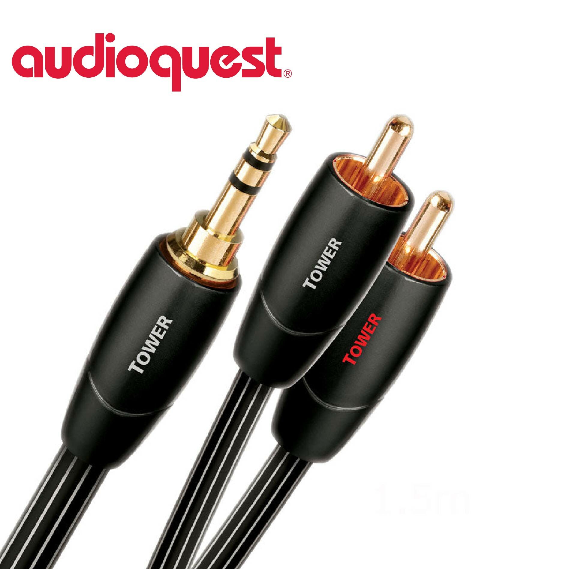 AudioQuest | Tower 類比訊號線 3.5 - RCA