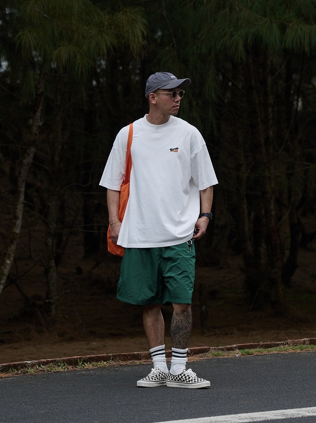 #預購 Broshood 24ss 日系寬鬆 休閒復古 大印花 短袖T恤 五色