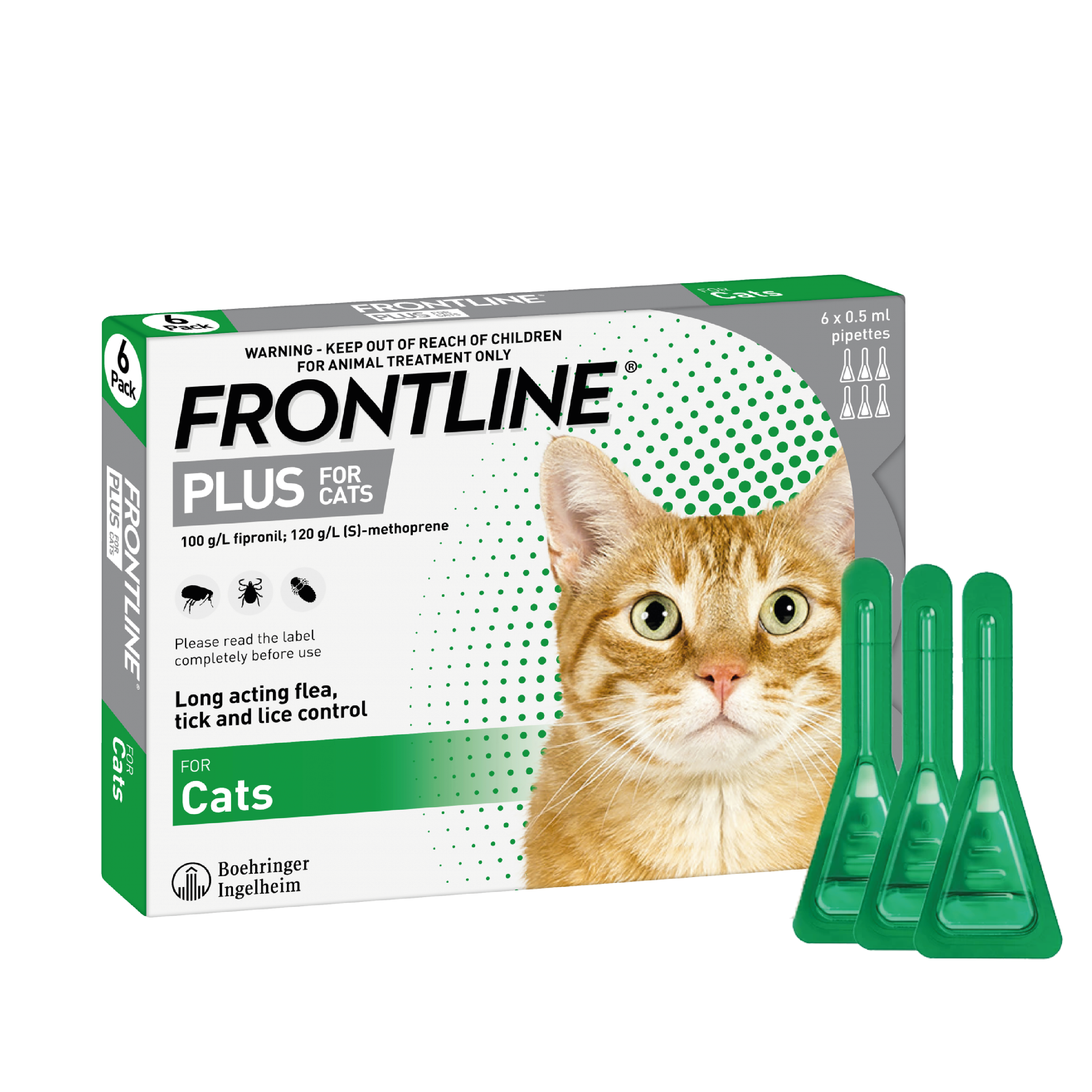 Frontline Plus|貓用殺蚤滴頸劑(CAT)(FP-C)