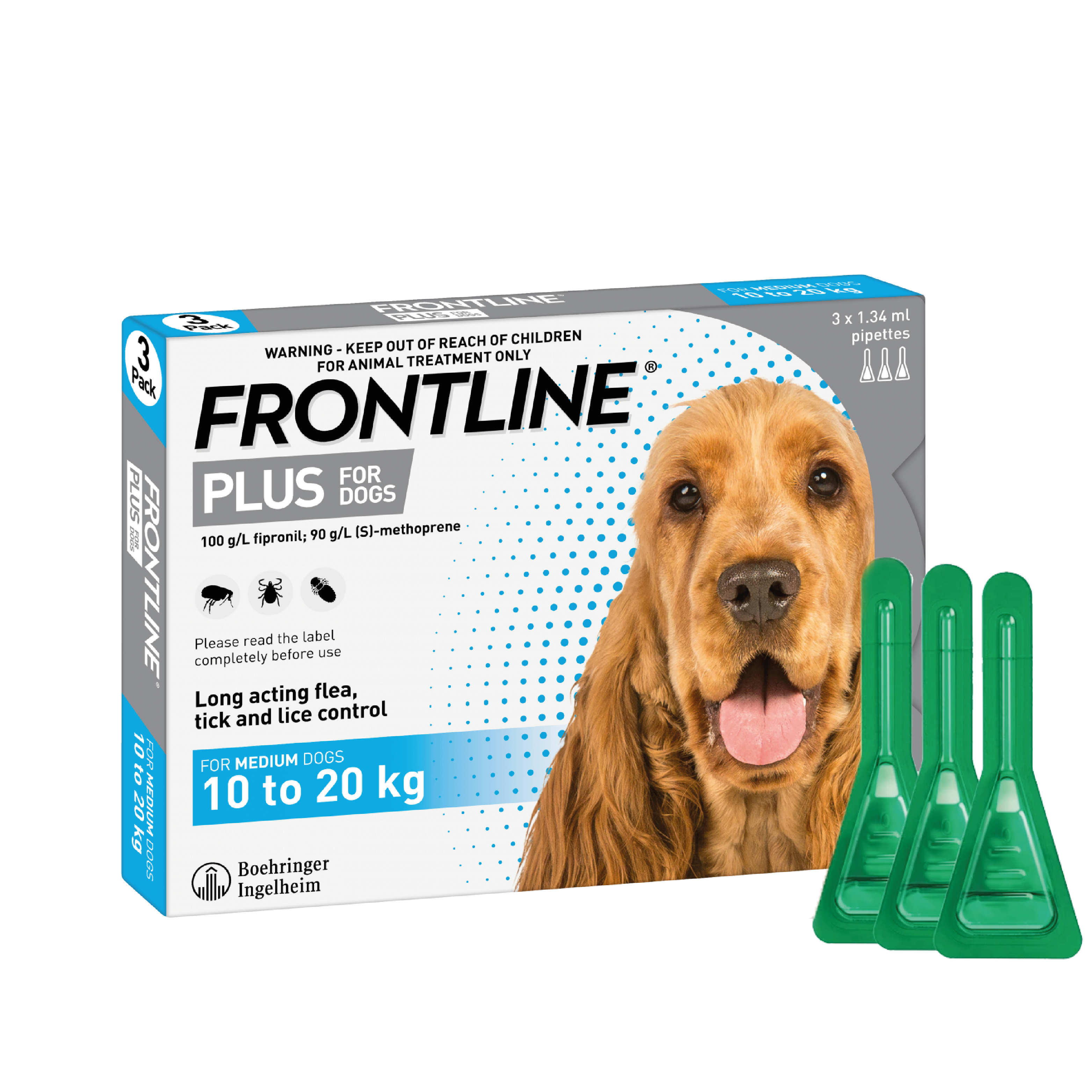 Frontline Plus|殺蚤滴頸劑10-20kg(Dog) (FP-10-20)