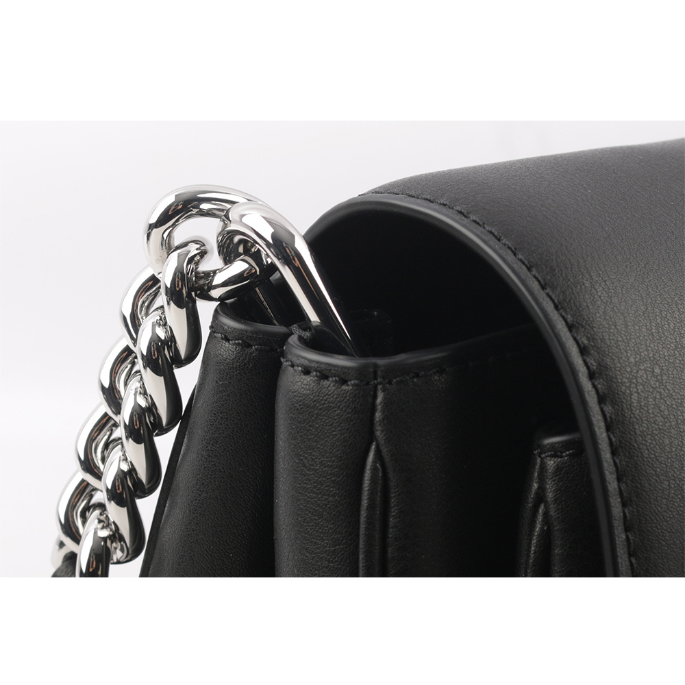 【MARC JACOBS】The J Marc 平滑皮革梯形手提/斜背二用包(黑色) H708L01RE22 053