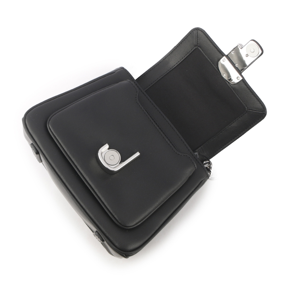 【MARC JACOBS】The J Marc 平滑皮革梯形手提/斜背二用包(黑色) H708L01RE22 053