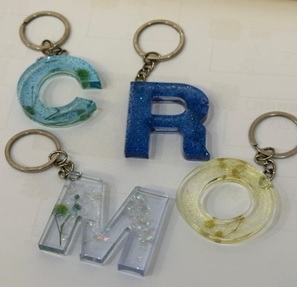 永生花字母匙扣