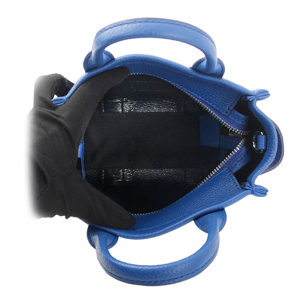 【MARC JACOBS】THE LEATHER TOTE 粒面皮革迷你托特包(鈷藍色) H053L01RE22 486