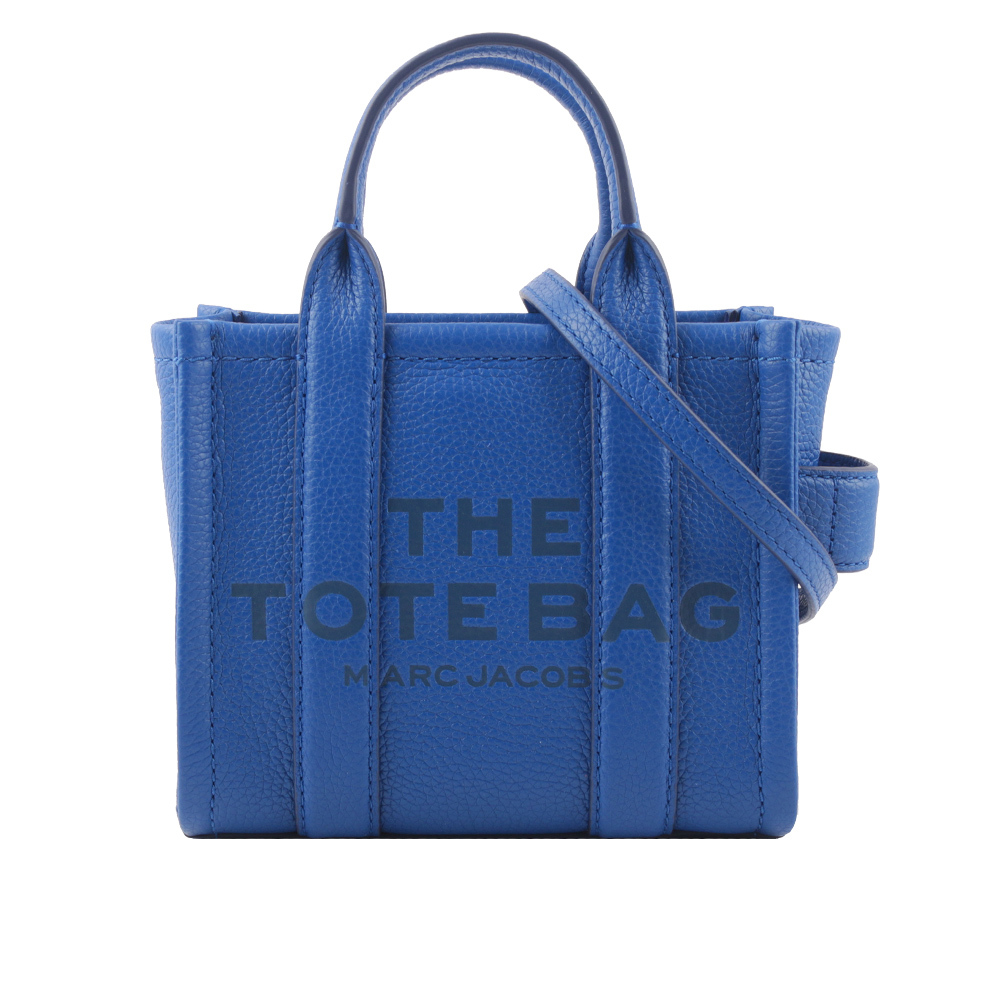 【MARC JACOBS】THE LEATHER TOTE 粒面皮革迷你托特包(鈷藍色) H053L01RE22 486