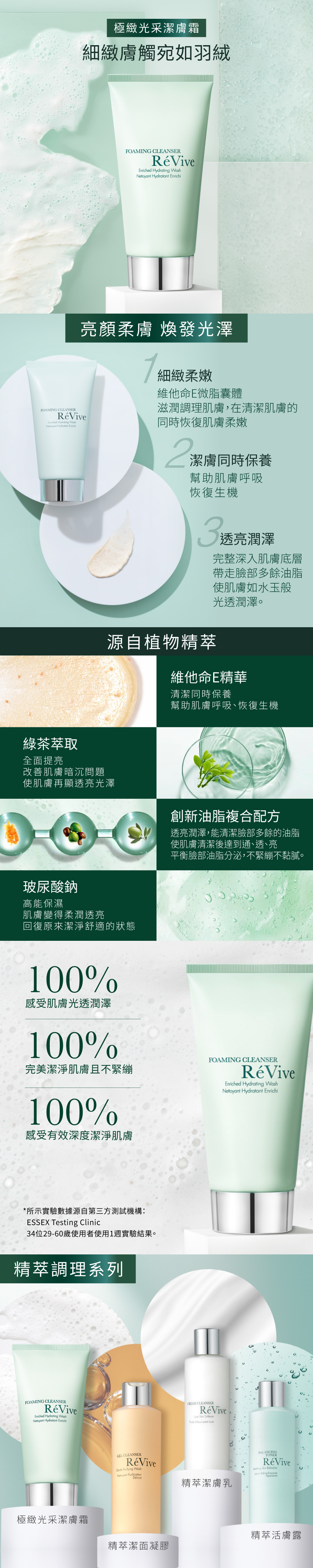 專為深度清潔所設計的極緻光采潔膚霜,不僅能深入肌膚底層清除髒汙帶走臉上多餘油脂,更搭配獨家創新-「微脂囊體科技」完整包覆濃縮維他命E精華,讓洗臉同時達到保養效果,幫助肌膚呼吸,恢復生機。蘊含高能保濕-「玻尿酸鈉」洗後會感受到肌膚變得柔潤透亮,讓肌膚回復原來潔淨舒適的狀態。