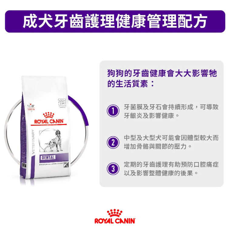 Royal Canin  - 處方食品成犬牙齒護理健康管理乾糧 ( 6公斤)