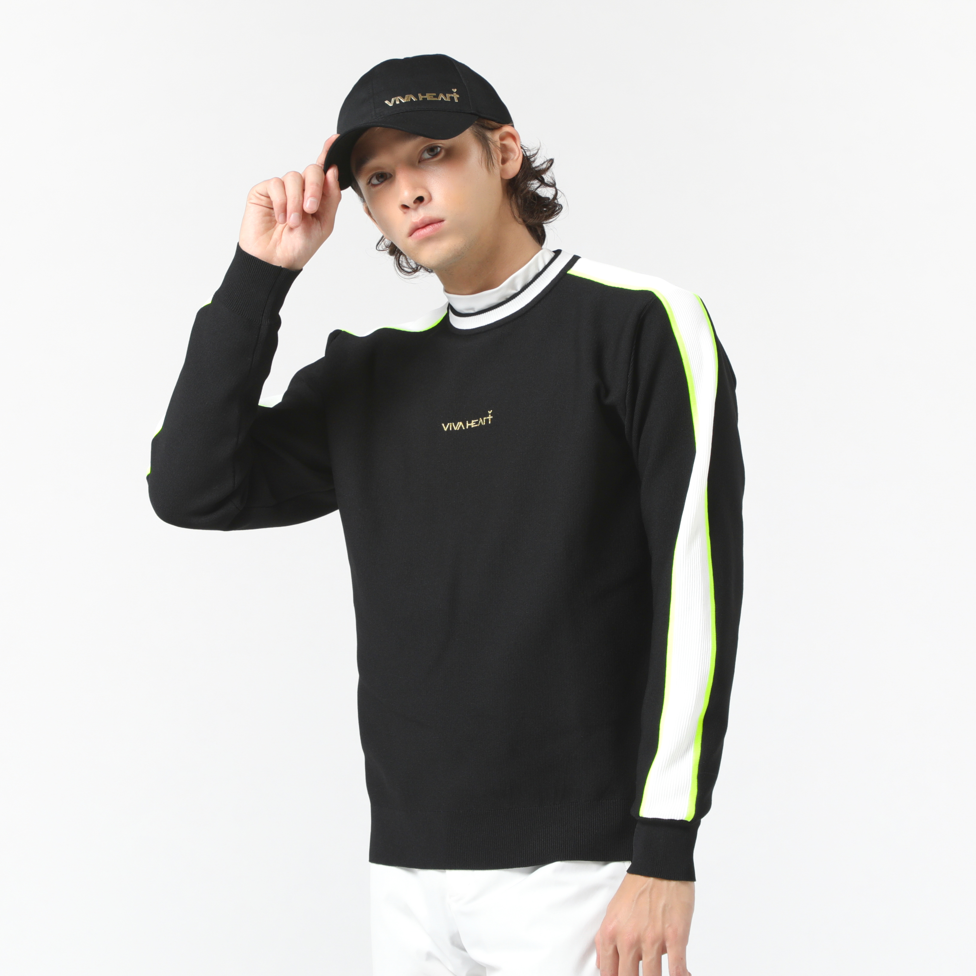 男士-側線長袖針織衫