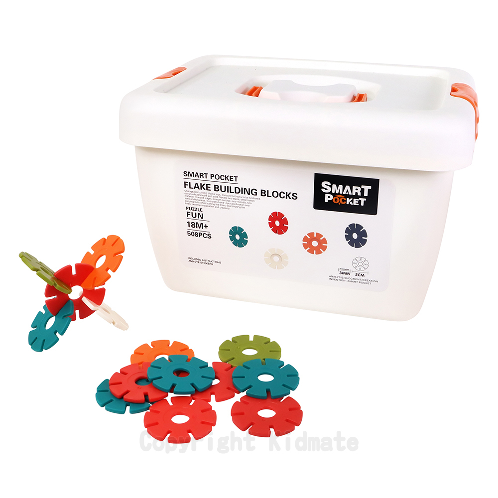 《 KIDMATE 》 大雪花片508pcs