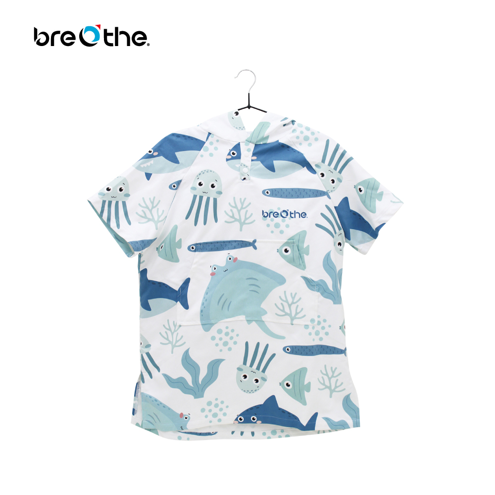 Breathe 水呼吸 兒童 速乾 毛巾衣 12-CH-PO