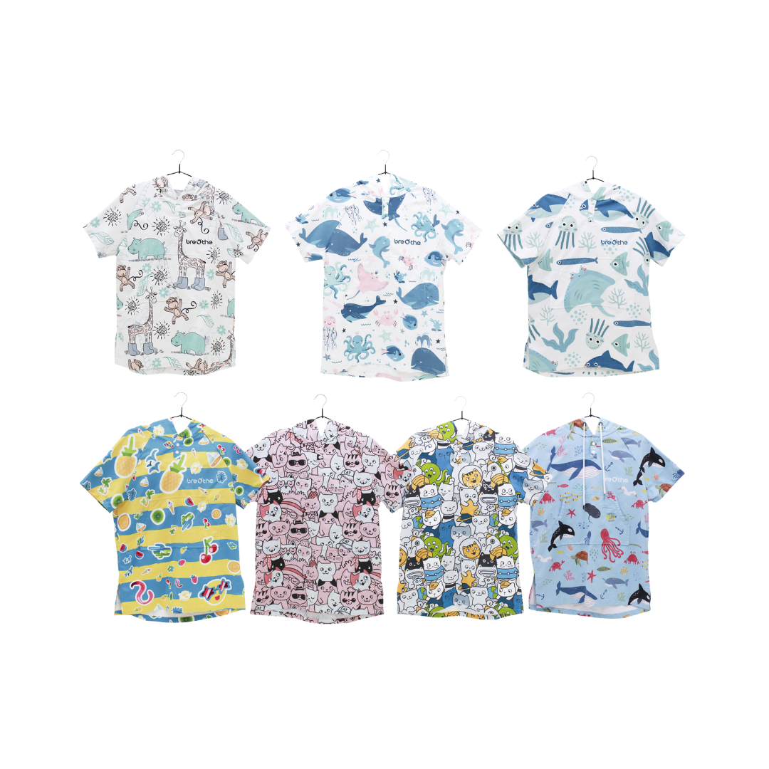 Breathe 水呼吸 兒童 速乾 毛巾衣 12-CH-PO