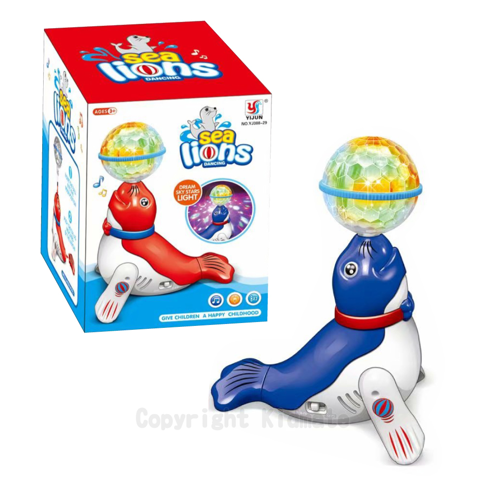 《 KIDMATE 》 晶彩小海獅(混色 隨機出貨)