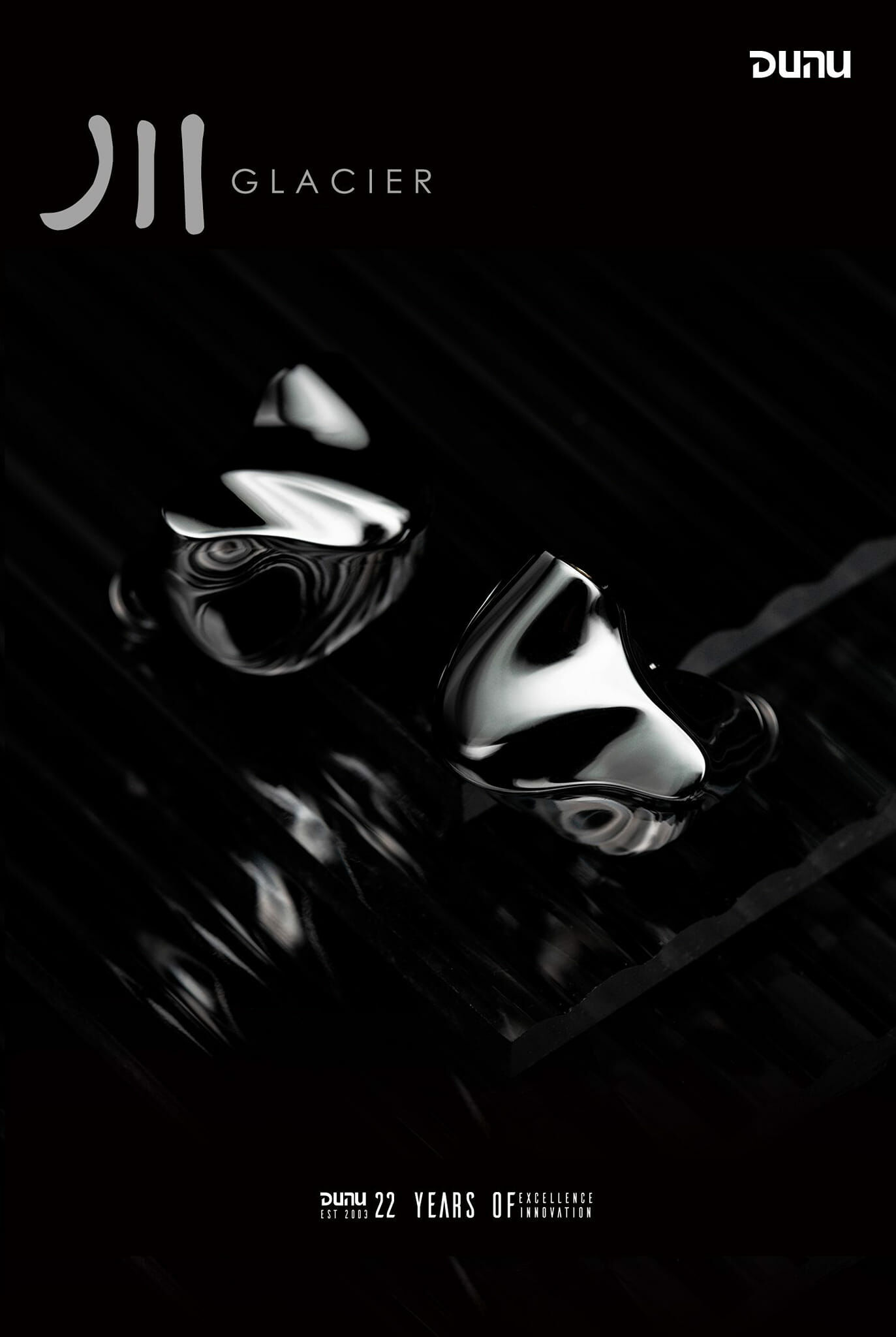 達音科 DUNU GLACIER 川 9單體 旗艦 MMCX 1圈4鐵4靜電 3.5MM 耳機